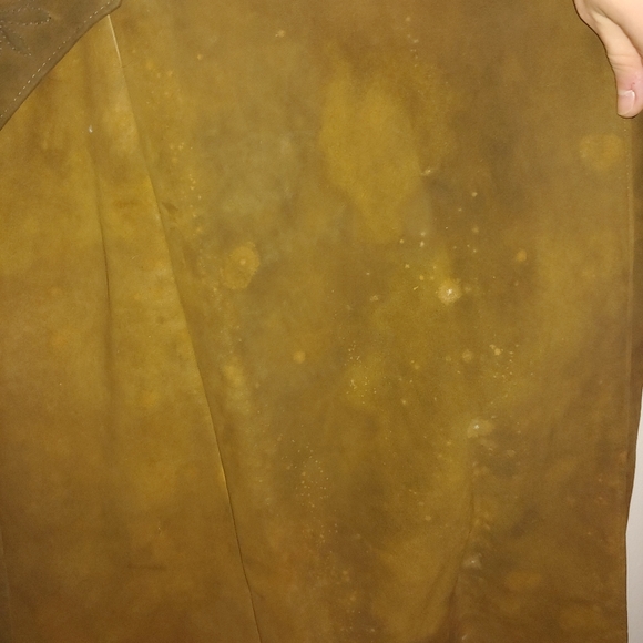 Military Reenactment Vintage Brown German Suede Men's Jacket WW2? - Picture 6 of 8